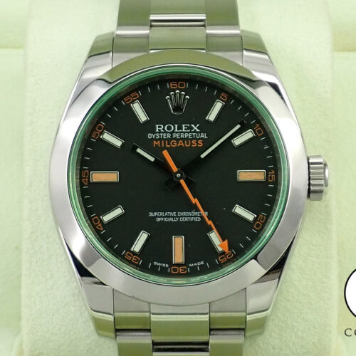 ロレックス ミルガウス Ref.116400GV ステンレススチール ブラック文字盤 商品画像1