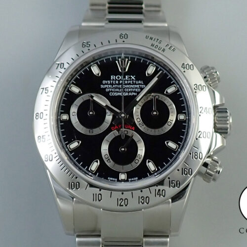 ロレックス デイトナ Ref.116520 ステンレススチール ブラック文字盤 商品画像1