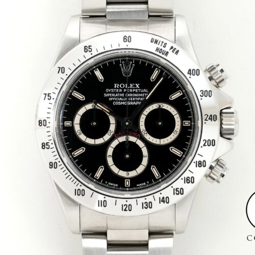 ロレックス デイトナ エルプリメロ Ref.16520 ステンレススチール ブラック文字盤 中古 dqjnn6mt 商品画像1