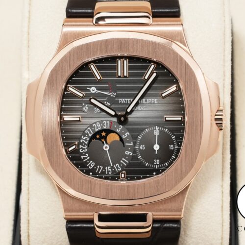 パテックフィリップ ノーチラス Ref.5712R-001 ローズゴールド ブラック ブラウン文字盤 美品 3oeqpikr 商品画像1