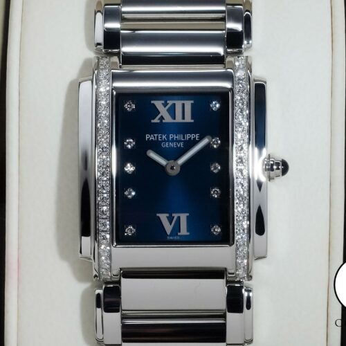 パテックフィリップ Twenty-4 Ref.4910/10A-012 ステンレススチール ブルー文字盤 商品画像1