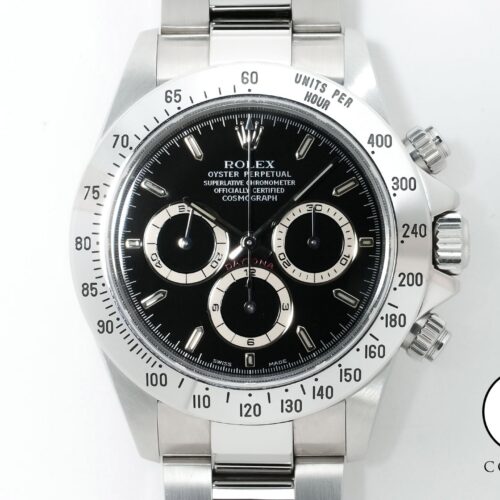 ロレックス デイトナ エルプリメロ Ref.16520 ステンレススチール ブラック文字盤 中古 b9czn8e4 商品画像1