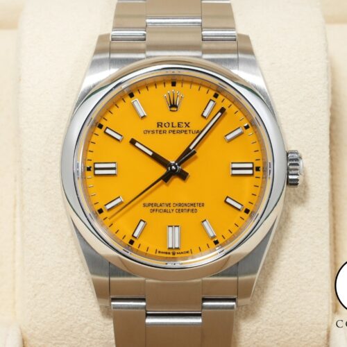 ロレックス オイスターパーペチュアル36 Ref.126000 ステンレススチール イエロー文字盤 中古 ykcbwidt 商品画像1