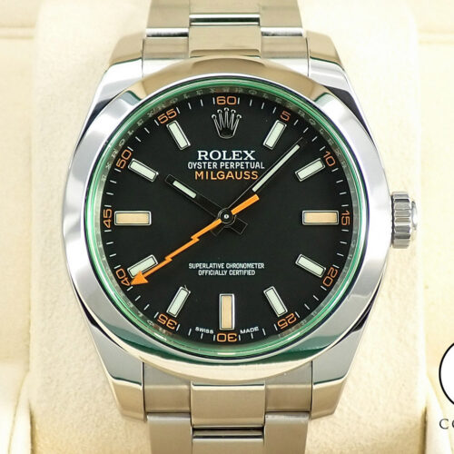 ロレックス ミルガウス Ref.116400GV ステンレススチール ブラック文字盤 商品画像1