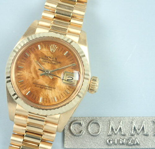 ロレックス デイトジャスト Ref.6917/8 ウォルナットダイヤル文字盤 中古 datejust-69 プレジデントブレスレット 商品画像1
