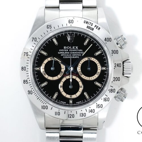 ロレックス デイトナ エルプリメロ Ref.16520 ステンレススチール ブラック文字盤 中古 dk9nreb3 商品画像1