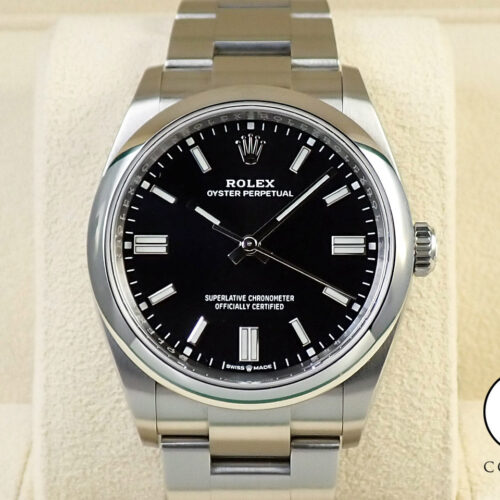 ロレックス オイスターパーペチュアル36 Ref.126000 ステンレススチール ブラック文字盤 商品画像1