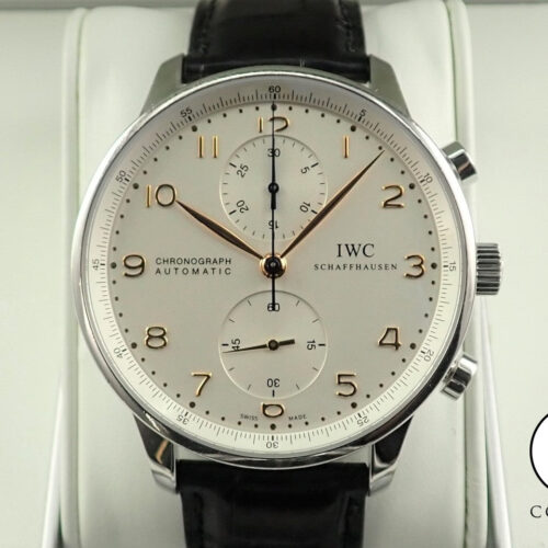 IWC ポルトギーゼ クロノグラフ Ref.IW371445 シルバー文字盤 中古 3U545049 商品画像1