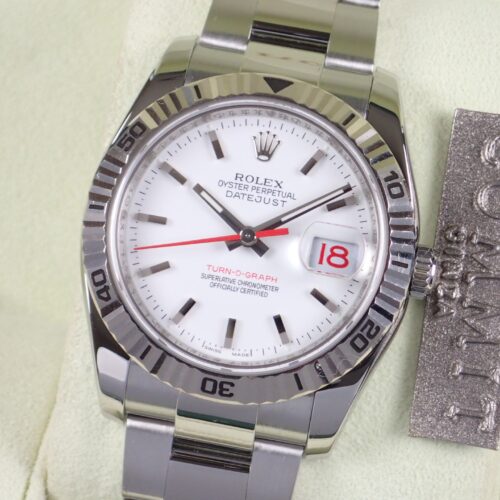 ロレックス デイトジャスト Ref.116264 ホワイト文字盤 中古 turn-o-graph 商品画像1
