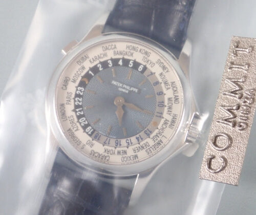 パテックフィリップ ワールドタイム Ref.5110P シルバー／ブルー文字盤 中古 worldtime-4 商品画像1