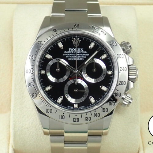 ロレックス デイトナ Ref.116520 ステンレススチール ブラック文字盤 商品画像1