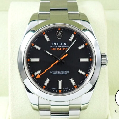 ロレックス ミルガウス Ref.116400 ステンレススチール ブラック文字盤 商品画像1