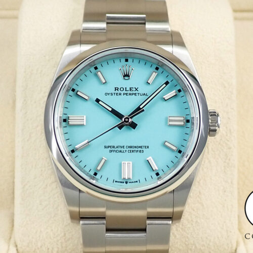 ロレックス オイスターパーペチュアル36 Ref.126000 ステンレススチール ターコイズ文字盤 商品画像1