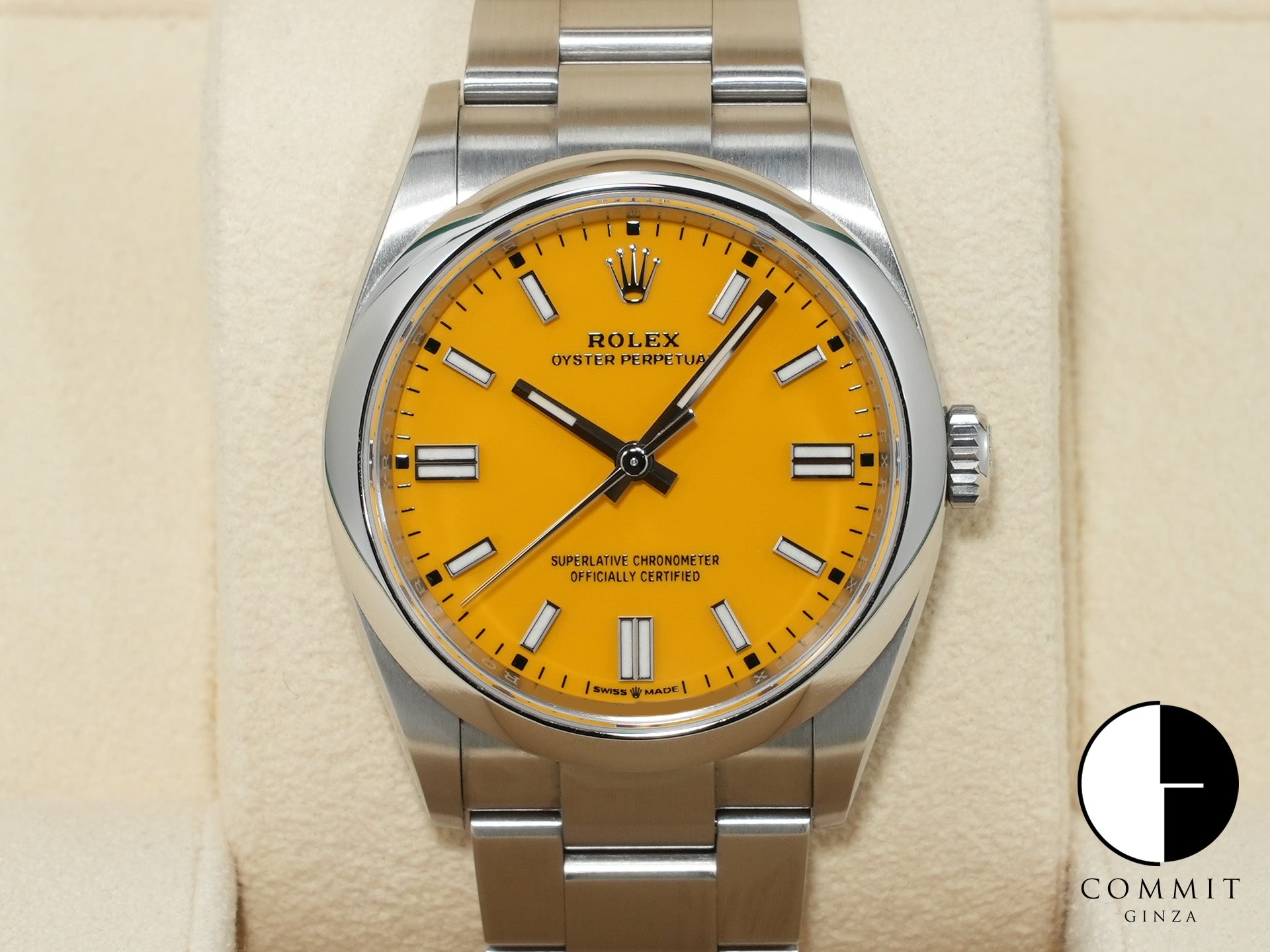 ロレックス オイスターパーペチュアル36 Ref.126000 ステンレススチール イエロー文字盤 美品 atbq22oq 商品画像1