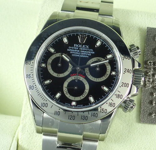 ロレックス デイトナ Ref.116520 ブラック文字盤 未使用 daytona-169 商品画像1