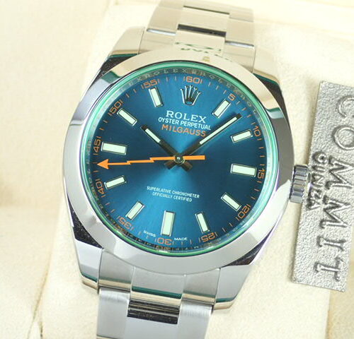 ロレックス ミルガウス Ref.116400GV Z ブルー文字盤 中古 milgauss-7 商品画像1