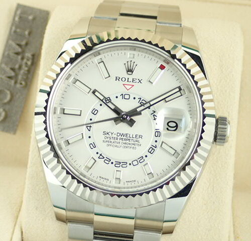 ロレックス スカイドゥエラー Ref.326934 ホワイト文字盤 美品 sky-dweller-11 オイスターブレスレット 商品画像1