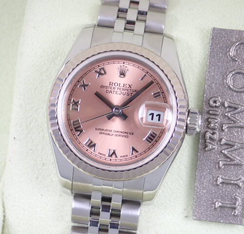 ロレックス デイトジャスト Ref.179174 ピンクローマン文字盤 中古 datejust-16 ジュビリーブレスレット 商品画像1