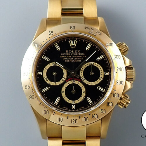 ロレックス デイトナ エルプリメロ Ref.16528 イエローゴールド ブラック文字盤 商品画像1