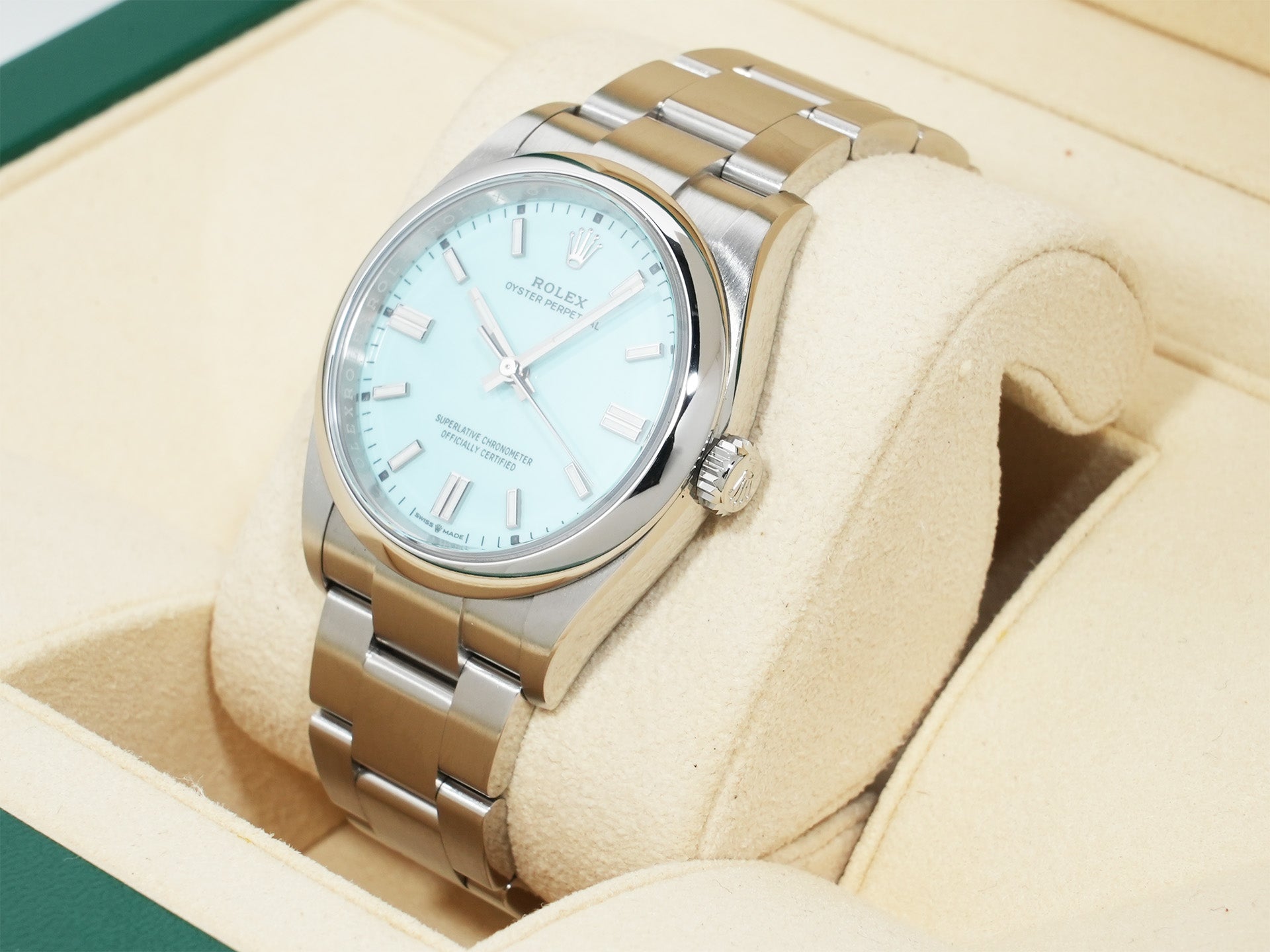 ロレックス オイスターパーペチュアル36 Ref.126000 ステンレススチール ターコイズ文字盤 美中古 7fafmnp8 商品画像4