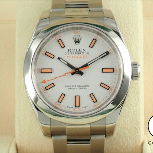 ロレックス ミルガウス Ref.116400 ステンレススチール ホワイト文字盤 商品画像1