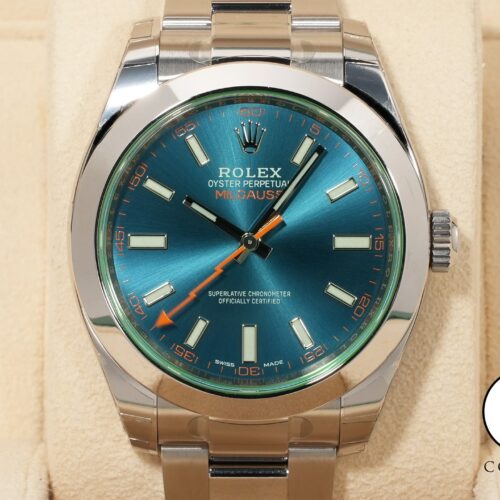 ロレックス ミルガウス Ref.116400GV ステンレススチール Zブルー文字盤 未使用 89xw8n8w 商品画像1
