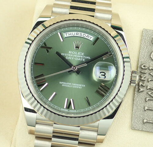 ロレックス デイデイト Ref.228239 オリーブグリーン文字盤 美品 day-date-47 商品画像1