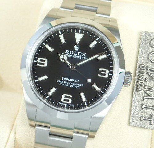 ロレックス エクスプローラー Ref.214270 ブラック文字盤 未使用 explorer-32 商品画像1