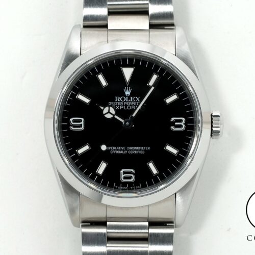 ロレックス エクスプローラーI Ref.14270 ステンレススチール ブラック文字盤 オイスターブレスレット 中古 7byecoiv 商品画像1