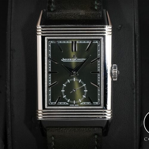 ジャガールクルト レベルソ トリビュート スモールセコンド Ref.Q3978430 グリーン文字盤 中古 7ccvsyix 商品画像1