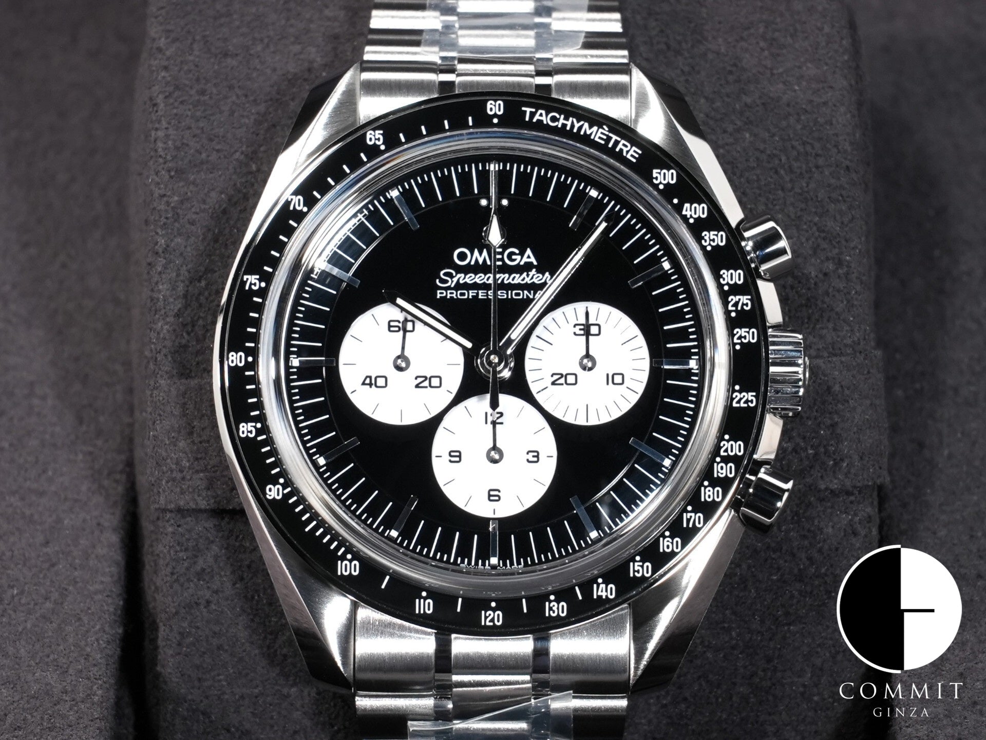 オメガ スピードマスター ムーンウォッチ プロフェッショナル Ref.310.30.42.50.01.004 ステンレススチール ブラックxホワイト文字盤 未使用 dsmpn584 商品画像1