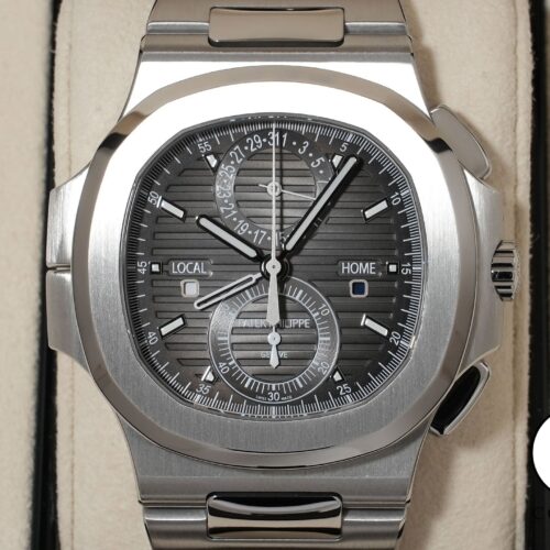 パテックフィリップ ノーチラス トラベルタイム クロノグラフ Ref.5990/1A-001 ステンレススチール ブラックグラデーション文字盤 商品画像1