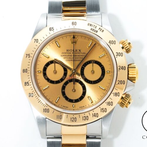 ロレックス デイトナ エルプリメロ Ref.16523 ステンレススチール/イエローゴールド シャンパン文字盤 中古 ny485wja 商品画像1