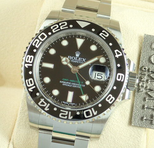 ロレックス GMTマスターII Ref.116710LN ブラック文字盤 未使用 gmt-master-32 オイスターブレスレット 商品画像1