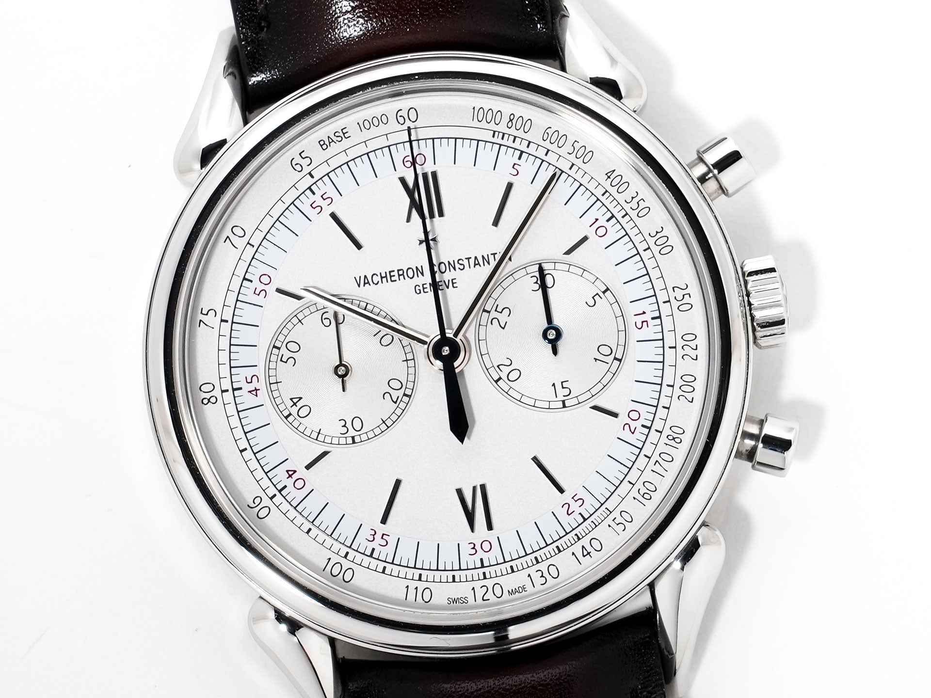 ヴァシュロンコンスタンタン ヒストリーク コルヌ・ドゥ・ヴァッシュ 1955 Ref.5000H/000A-B582 ステンレススチール シルバー文字盤 美品 ba8bjefc 商品画像3
