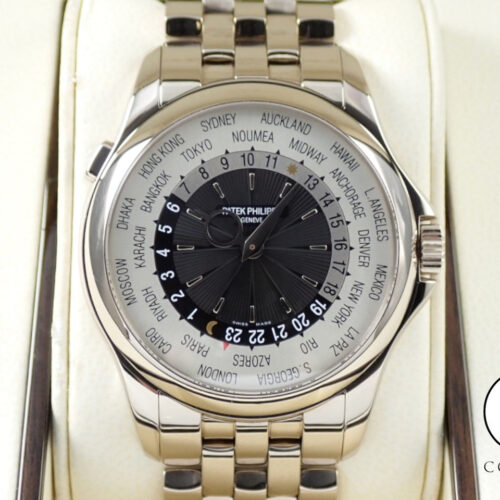 パテックフィリップ コンプリケーション ワールドタイム Ref.5130/1G-011 ホワイトゴールド ブラック文字盤 商品画像1