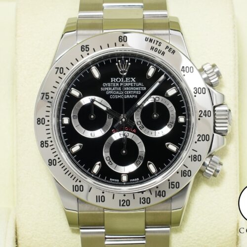 ロレックス デイトナ Ref.116520 ステンレススチール ブラック文字盤 美品 wh9ijr8s 商品画像1