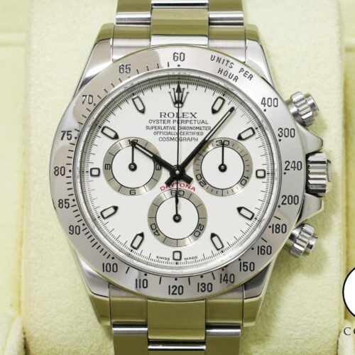 ロレックス デイトナ Ref.116520 ステンレススチール ホワイト文字盤 中古 b8rfthds 商品画像1