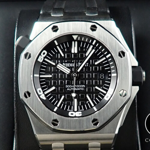 オーデマピゲ ロイヤルオーク オフショア ダイバー Ref.15703ST.OO.A002CA.01 ステンレススチール ブラック文字盤 商品画像1