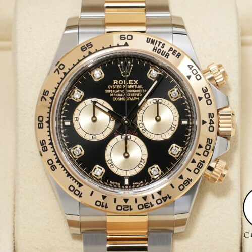 ロレックス デイトナ Ref.126503G ステンレススチール/イエローゴールド ブラックxゴールデンx8Pダイヤ文字盤 未使用 w59kxens 商品画像1