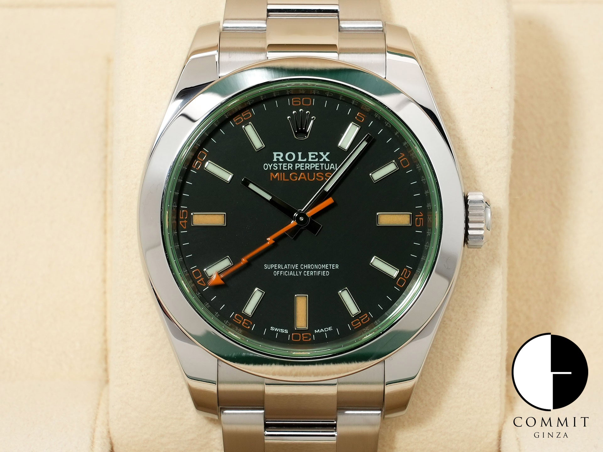 ロレックス ミルガウス Ref.116400GV ステンレススチール ブラック文字盤 美品 xtysugkd 商品画像1