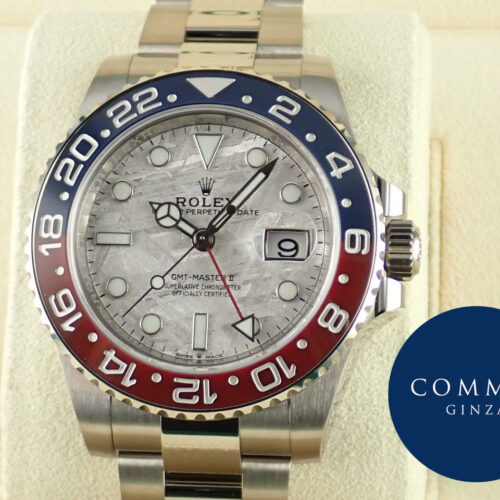 ロレックス GMTマスターII Ref.126719BLRO メテオライト文字盤 未使用 gmt-master2-84 オイスターブレスレット オイスターブレスレット 商品画像1