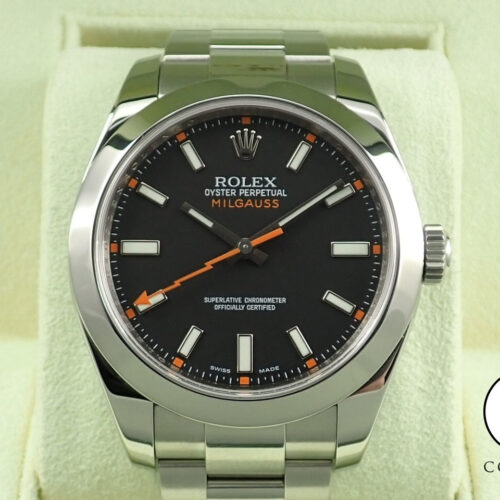 ロレックス ミルガウス Ref.116400 ステンレススチール ブラック文字盤 商品画像1