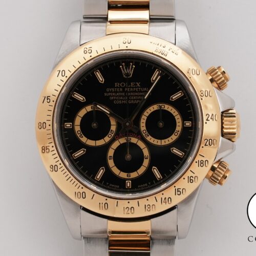 ロレックス デイトナ エルプリメロ Ref.16523 ステンレススチール/イエローゴールド ブラック文字盤 中古 9kjmoeap 商品画像1