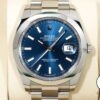 ロレックス デイトジャスト41 Ref.126300 ステンレススチール ブライトブルー文字盤 オイスターブレスレット 中古 vehzd3ih 商品画像1