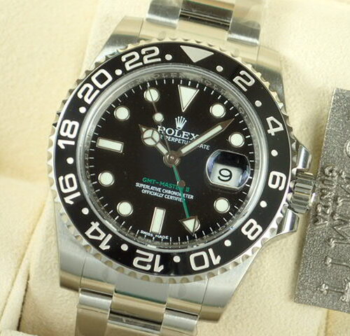 ロレックス GMTマスターII Ref.116710LN ブラック文字盤 未使用 gmt-master-30 オイスターブレスレット 商品画像1