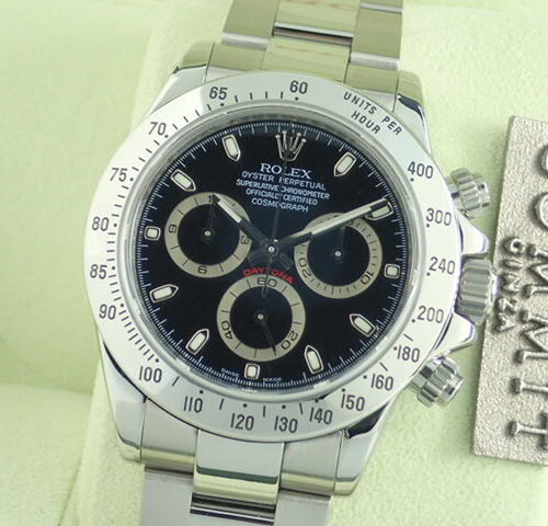 ロレックス デイトナ Ref.116520 ブラック文字盤 中古 daytona-202 商品画像1