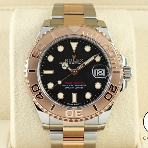 ロレックス ヨットマスター37 Ref.268621 ステンレススチール/エバーローズゴールド ブラック文字盤 商品画像1