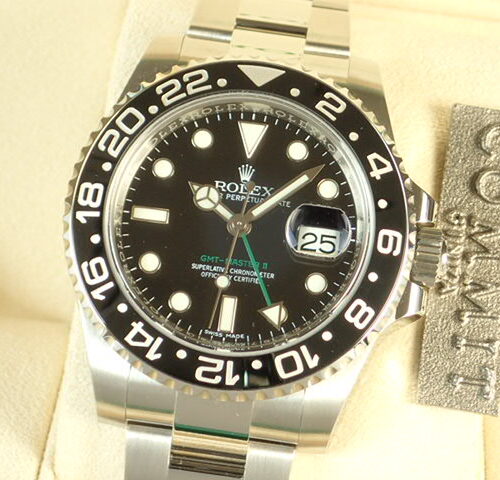 ロレックス GMTマスターII Ref.116710LN ブラック文字盤 未使用 gmt-master-33 オイスターブレスレット 商品画像1
