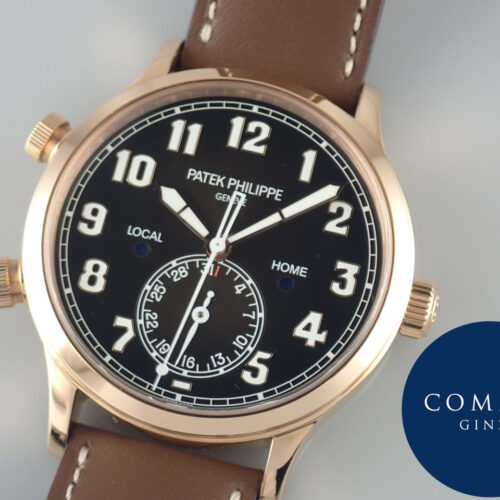 パテックフィリップ カラトラバ Ref.5524R-001 ブラウンソレイユ文字盤 未使用 pilot-traveltime-10 商品画像1